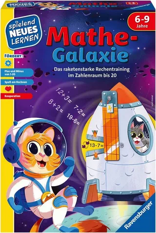 Spiel Mathe-Galaxie, Made in Europe fra Ravensburger i Flerfarvet – produktbillede 1 af 3