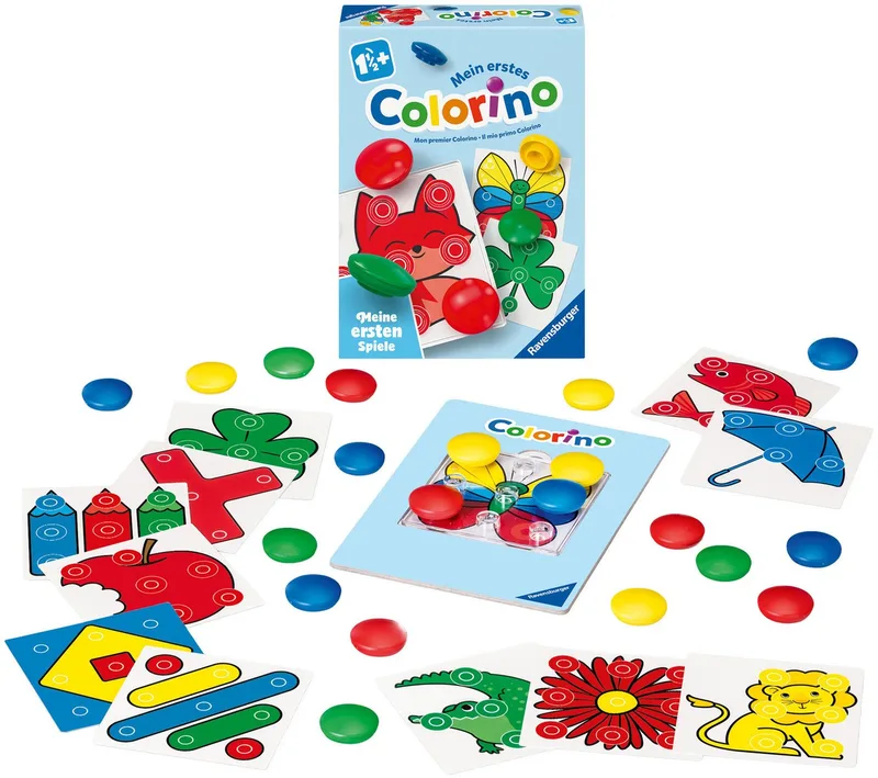 Spiel Mein erstes Colorino, Kinderspiel, Made in Europe fra Ravensburger i Flerfarvet – produktbillede 2 af 3