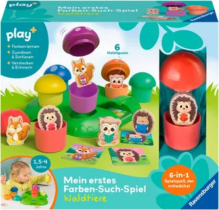 Mein erstes Farben-Suchspiel: Waldtiere van Ravensburger in Meerkleurig – productfoto 1 van 5