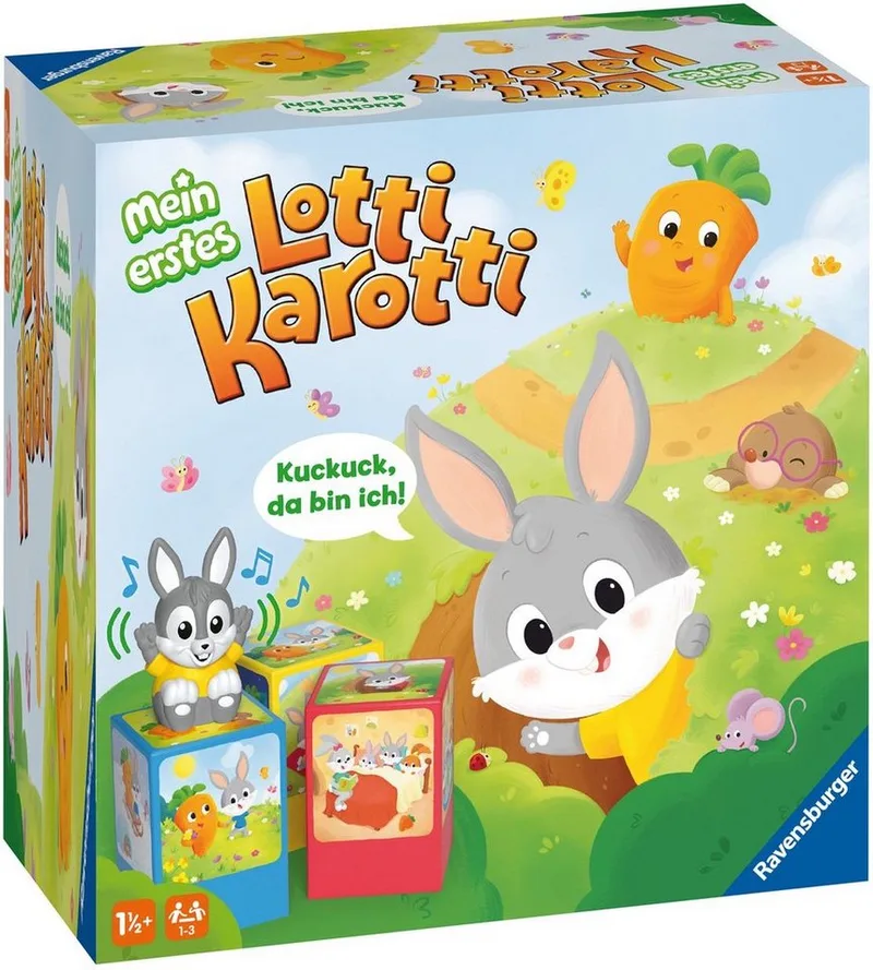 Spiel Mein erstes Lotti Karotti, Kleinkinderspiel, Made in Europe by Ravensburger in Multicolour – product photo 3 of 4