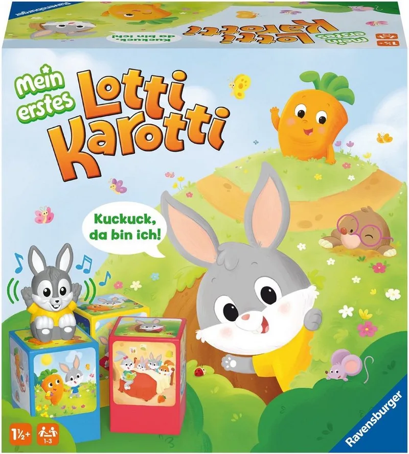 Spiel Mein erstes Lotti Karotti, Kleinkinderspiel, Made in Europe by Ravensburger in Multicolour – product photo 2 of 4