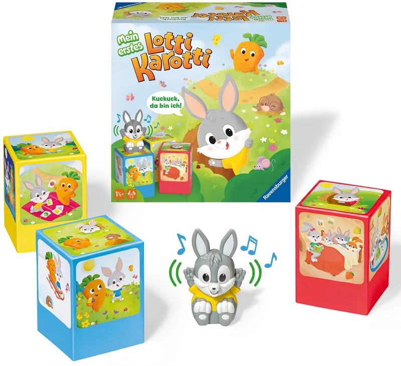Spiel Mein erstes Lotti Karotti, Kleinkinderspiel, Made in Europe by Ravensburger in Multicolour – product photo 1 of 4