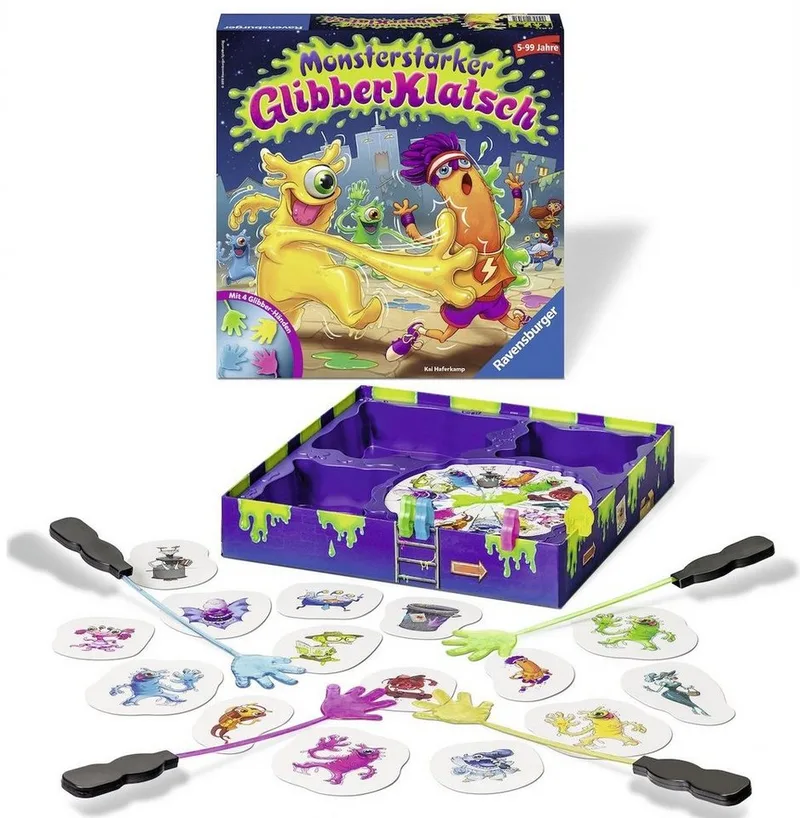 Spiel Monsterstarker Glibber-Klatsch, Made in Europe fra Ravensburger i Flerfarvet – produktbillede 3 af 5