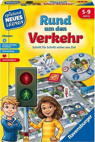 Spiel Rund um den Verkehr, Lernspiel, Made in Europe van Ravensburger in Meerkleurig – productfoto 1 van 5