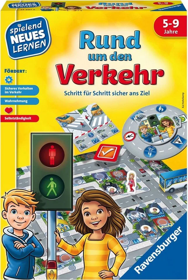 Spiel Rund um den Verkehr, Lernspiel, Made in Europe van Ravensburger in Meerkleurig – productfoto 1 van 5