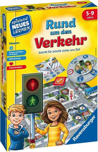 Spiel Rund um den Verkehr, Lernspiel, Made in Europe van Ravensburger in Meerkleurig – productfoto 2 van 5