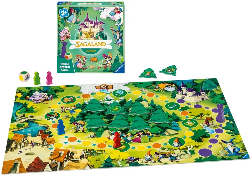 Spiel Sagaland Junior, Kinderspiel, Made in Europe fra Ravensburger i Flerfarvet – produktbillede 2 af 3