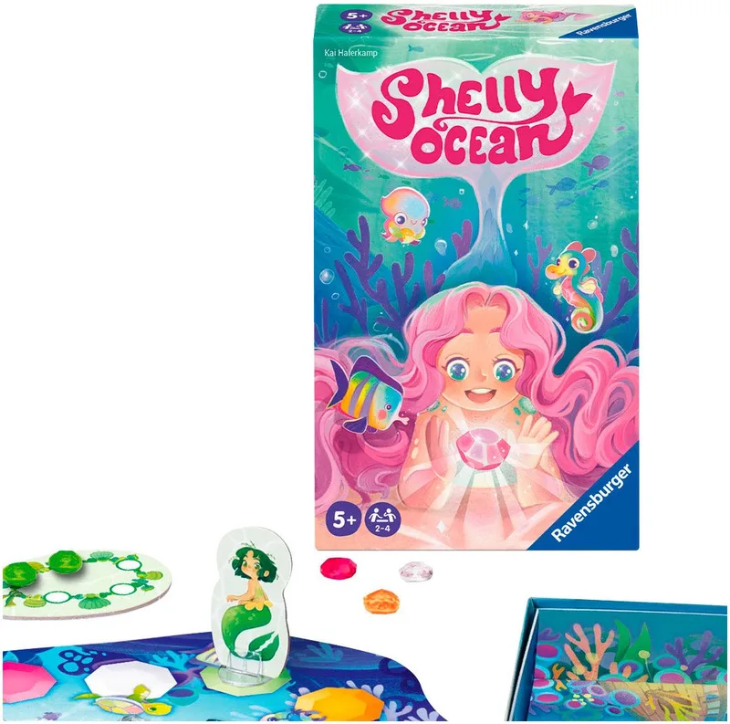 Spiel Shelly Ocean, Kinderspiel, Made in Europe fra Ravensburger i Flerfarvet – produktbillede 3 af 4