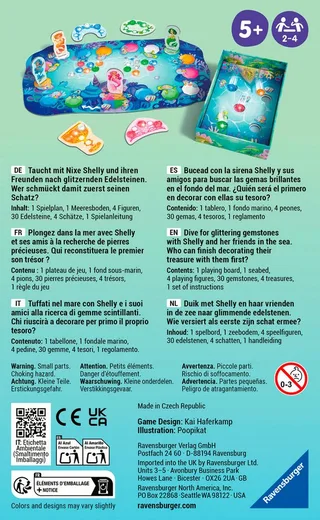 Spiel Shelly Ocean, Kinderspiel, Made in Europe fra Ravensburger i Flerfarvet – produktbillede 2 af 4