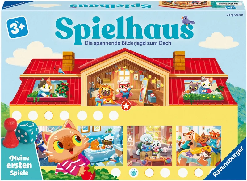 Spiel Spielhaus, Kinderspiel, Made in Europe van Ravensburger in Meerkleurig – productfoto 1 van 3