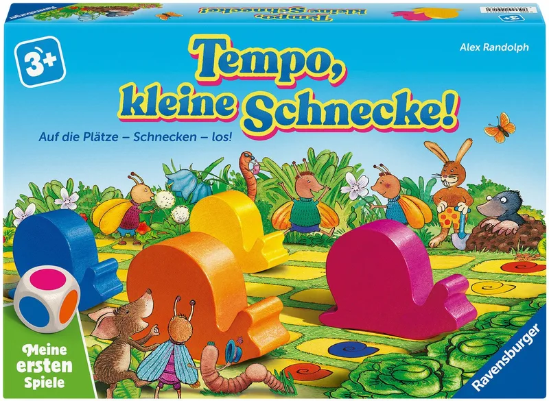 Spiel Tempo, kleine Schnecke!, Kinderspiel, Made in Europe van Ravensburger in Meerkleurig – productfoto 1 van 3