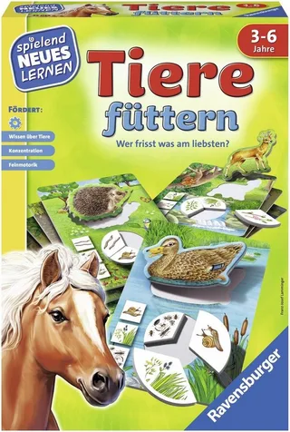 Spiel Tiere füttern, Made in Europe von Ravensburger in Mehrfarbig – Produktfoto 1 von 3
