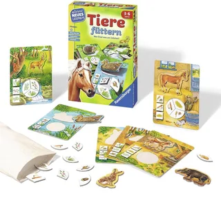 Spiel Tiere füttern, Made in Europe von Ravensburger in Mehrfarbig – Produktfoto 3 von 3