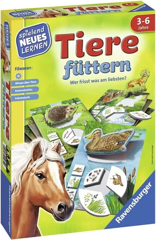 Spiel Tiere füttern, Made in Europe von Ravensburger in Mehrfarbig – Produktfoto 2 von 3
