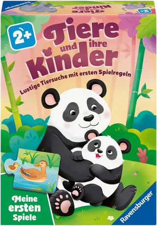 Spiel Tiere und ihre Kinder, Kinderspiel, Made in Europe von Ravensburger in Mehrfarbig – Produktfoto 1 von 3