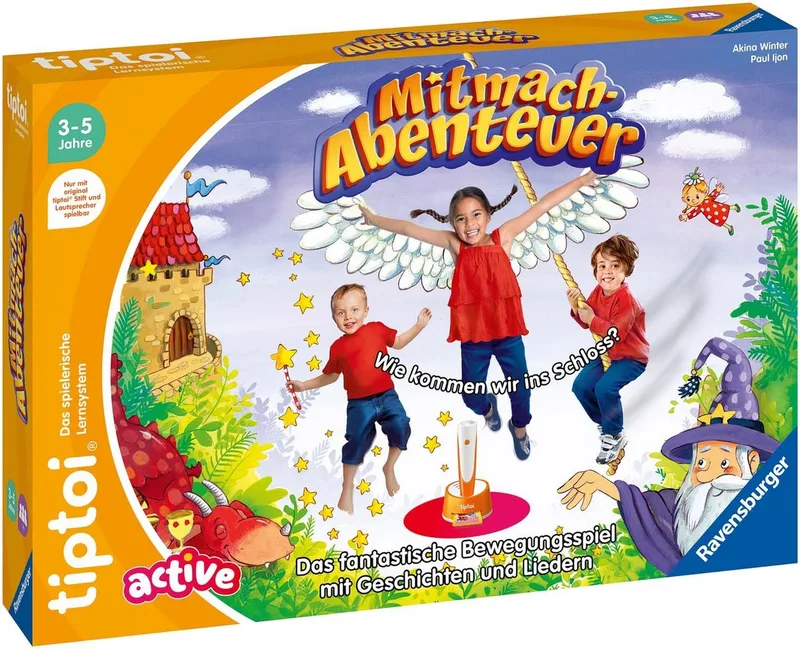 Spiel tiptoi® ACTIVE Mitmach-Abenteuer, Bewegungsspiel, Made in Europe by Ravensburger in Multicolour – product photo 3 of 4