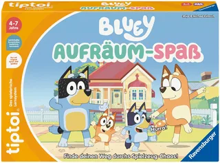 Spiel tiptoi® Bluey Aufräum-Spaß, Kinderspiel, Made in Europe de Ravensburger en Multicolore – photo du produit 1 sur 3