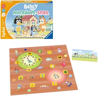 Spiel tiptoi® Bluey Aufräum-Spaß, Kinderspiel, Made in Europe de Ravensburger en Multicolore – photo du produit 3 sur 3