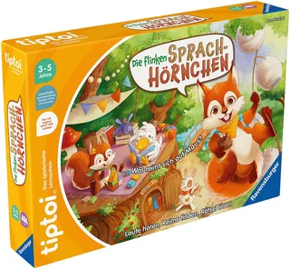 Spiel tiptoi® Die flinken Sprach-Hörnchen de Ravensburger en Multicolore – photo du produit 4 sur 4