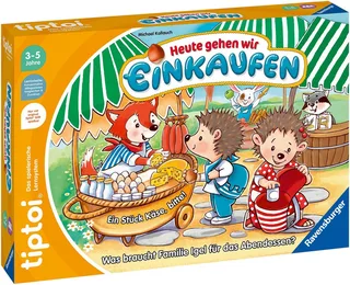 Spiel tiptoi® Heute gehen wir einkaufen, Made in Europe de Ravensburger en Multicolore – photo du produit 2 sur 4