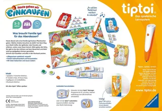 Spiel tiptoi® Heute gehen wir einkaufen, Made in Europe de Ravensburger en Multicolore – photo du produit 4 sur 4