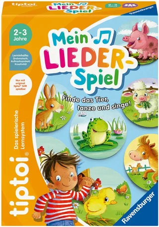 Spiel tiptoi® Mein Lieder-Spiel, Kinderspiel, Made in Europe von Ravensburger in Mehrfarbig – Produktfoto 1 von 2