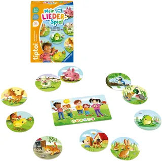 Spiel tiptoi® Mein Lieder-Spiel, Kinderspiel, Made in Europe von Ravensburger in Mehrfarbig – Produktfoto 2 von 2