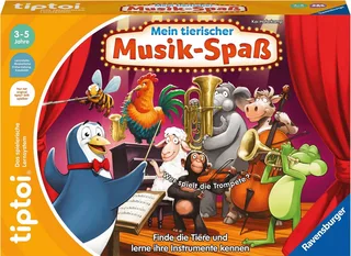 Spiel tiptoi® Mein tierischer Musik-Spaß, Kinderspiel, Made in Europe von Ravensburger in Mehrfarbig – Produktfoto 1 von 3