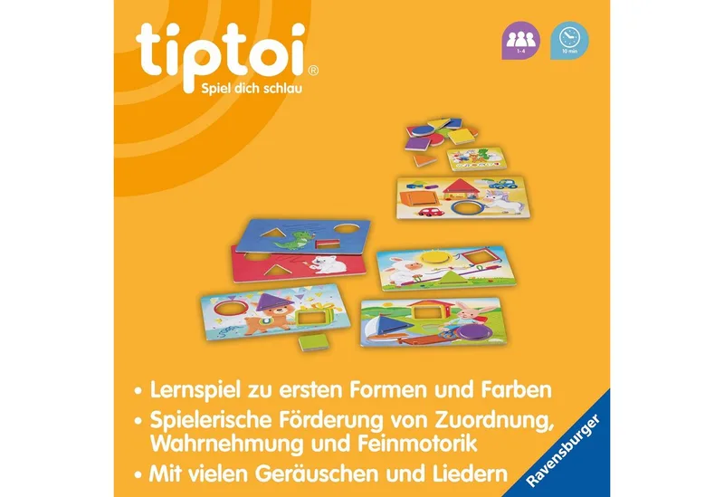 Spiel tiptoi® Meine Farben und Formen, Made in Europe von Ravensburger in Mehrfarbig – Produktfoto 3 von 5