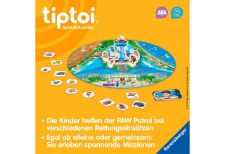 Spiel tiptoi® PAW Patrol Rettungseinsatz, Kinderspiel, Made in Europe by Ravensburger in Multicolour – product photo 3 of 4