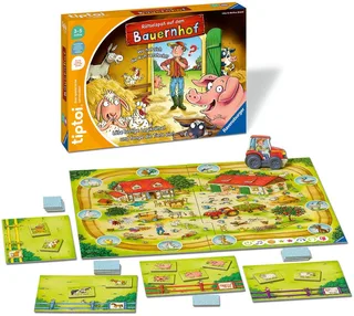 Spiel tiptoi® Rätselspaß auf dem Bauernhof, Made in Europe von Ravensburger in Mehrfarbig – Produktfoto 1 von 3
