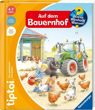 Spiel tiptoi® Starter-Set: Stift und Bauernhof-Buch, Made in Europe by Ravensburger in Multicolour – product photo 2 of 5