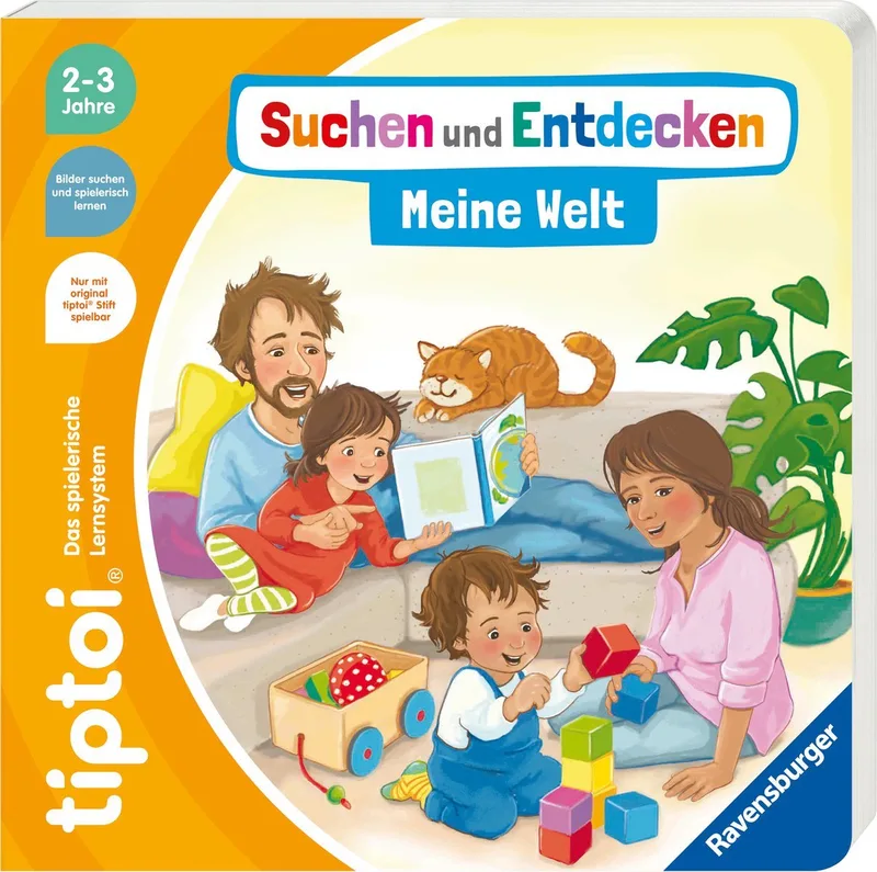 Spiel tiptoi® Starter-Set: Stift und Bilderbuch Meine Welt, Made in Europe van Ravensburger in Meerkleurig – productfoto 3 van 4