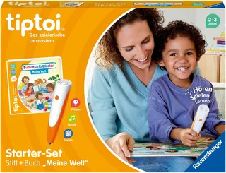 Spiel tiptoi® Starter-Set: Stift und Bilderbuch Meine Welt, Made in Europe van Ravensburger in Meerkleurig – productfoto 2 van 4