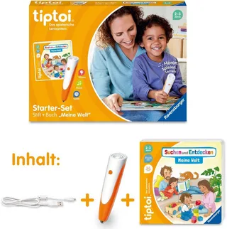 Spiel tiptoi® Starter-Set: Stift und Bilderbuch Meine Welt, Made in Europe van Ravensburger in Meerkleurig – productfoto 1 van 4