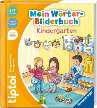 Spiel tiptoi® Starter-Set: Stift und Wörter-Bilderbuch Kindergarten, Made in Europe von Ravensburger in Mehrfarbig – Produktfoto 2 von 5