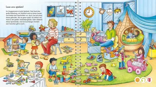 Spiel tiptoi® Starter-Set: Stift und Wörter-Bilderbuch Kindergarten, Made in Europe von Ravensburger in Mehrfarbig – Produktfoto 4 von 5