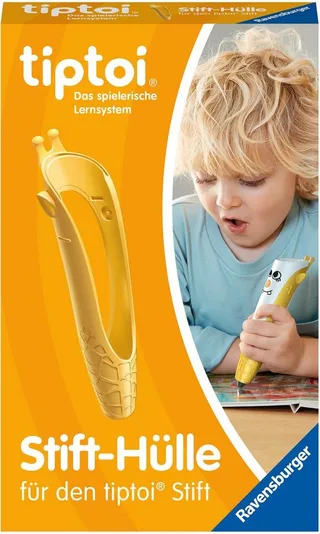 Spiel tiptoi® Stift-Hülle zum Wechseln, Made in Europe fra Ravensburger i Gul – produktbillede 1 af 4