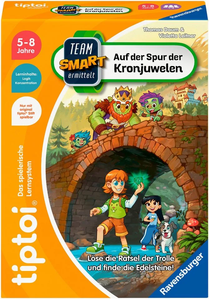 Spiel tiptoi® Team SMART ermittelt: Auf der Spur der Kronjuwelen, Made in Europe van Ravensburger in Meerkleurig – productfoto 1 van 2