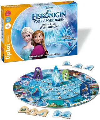 Spiel tiptoi® Völlig unverfroren - Das verdrehte Wettlaufspiel, Disney Die Eiskönigin de Ravensburger en Multicolore – photo du produit 1 sur 4