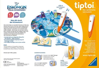 Spiel tiptoi® Völlig unverfroren - Das verdrehte Wettlaufspiel, Disney Die Eiskönigin de Ravensburger en Multicolore – photo du produit 4 sur 4
