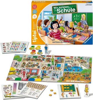 Spiel tiptoi® Wir spielen Schule, Made in Europe von Ravensburger in Mehrfarbig – Produktfoto 1 von 4