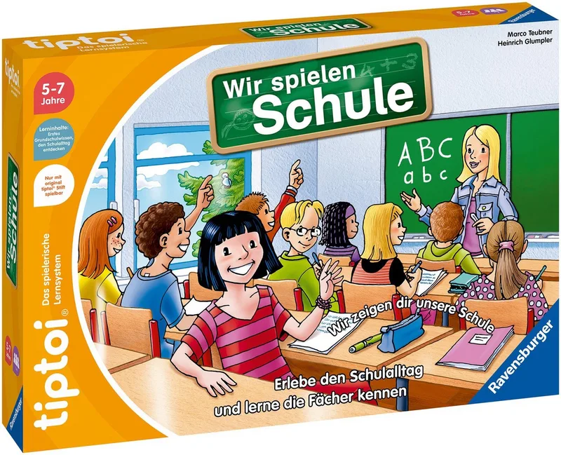 Spiel tiptoi® Wir spielen Schule, Made in Europe von Ravensburger in Mehrfarbig – Produktfoto 2 von 4