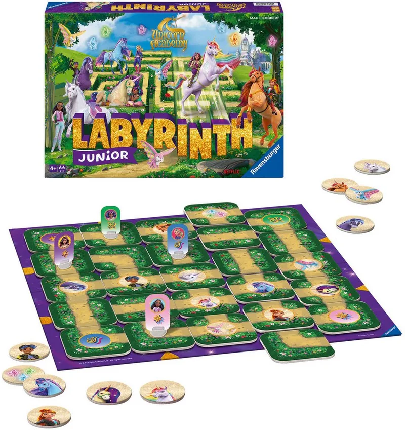 Spiel Unicorn Academy Junior Labyrinth, Kinderspiel, Made in Europe von Ravensburger in Mehrfarbig – Produktfoto 3 von 3