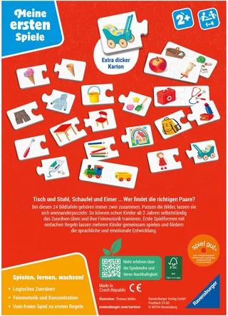 Spiel Was passt zusammen?, Kinderspiel, Made in Europe från Ravensburger i Flerfärgad – produktbild 3 av 3