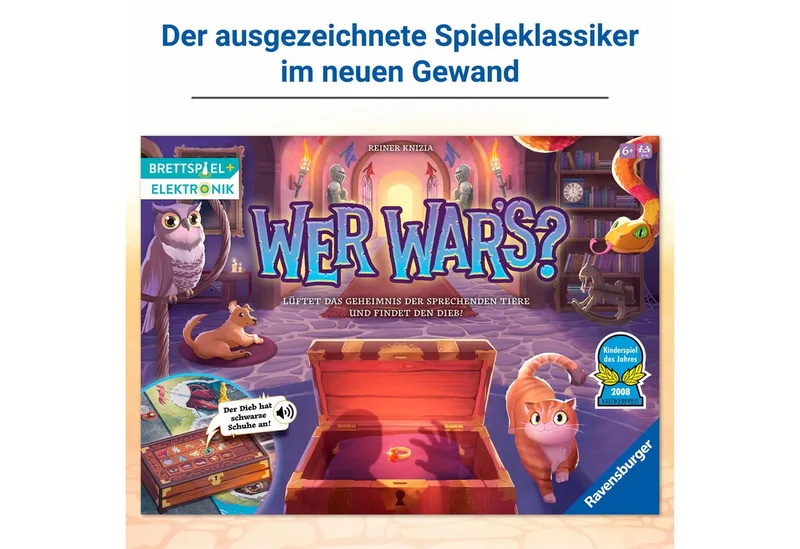 Spiel Wer war's?, Kinderspiel, mit Elektronik, Made in Europe van Ravensburger in Meerkleurig – productfoto 5 van 5