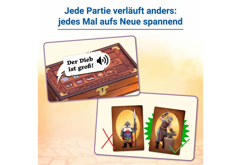 Spiel Wer war's?, Kinderspiel, mit Elektronik, Made in Europe van Ravensburger in Meerkleurig – productfoto 4 van 5