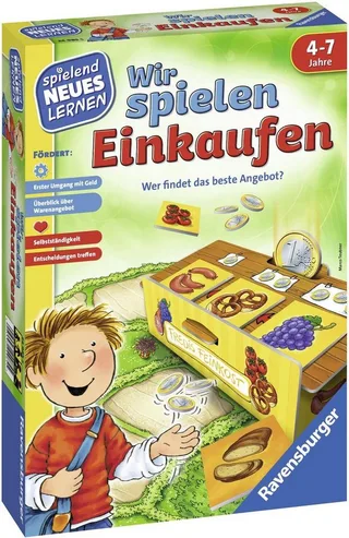 Spiel Wir spielen Einkaufen, Made in Europe fra Ravensburger i Flerfarvet – produktbillede 2 af 5