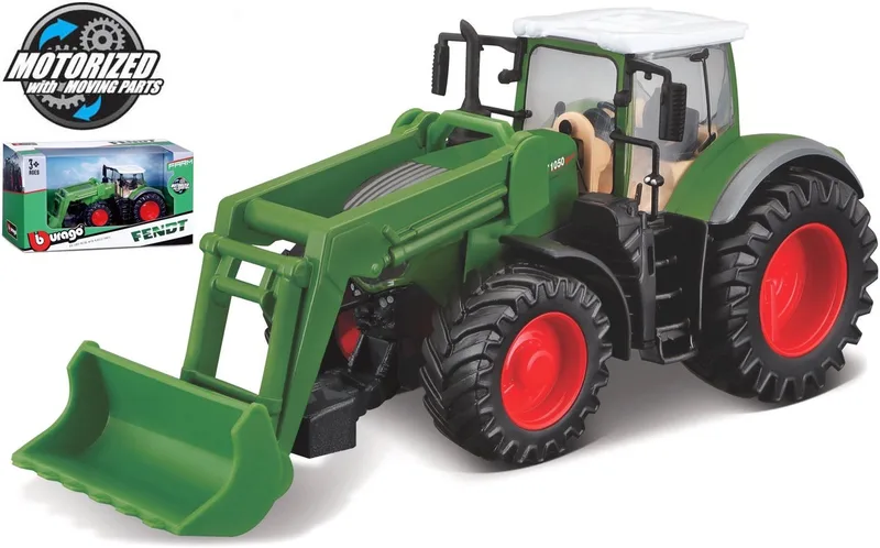 Fendt 1050 - Modelauto - Schaal 10 CM de Bburago en Vert, Rouge – photo du produit