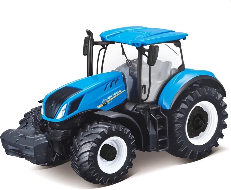NEW HOLLAND T7.315 10 CM modelauto schaalmodel de Bburago en Bleu – photo du produit